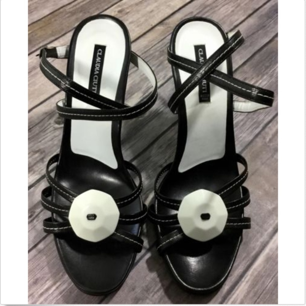 Claudia Ciuti Womens Ankle Strap Sandal Pumps